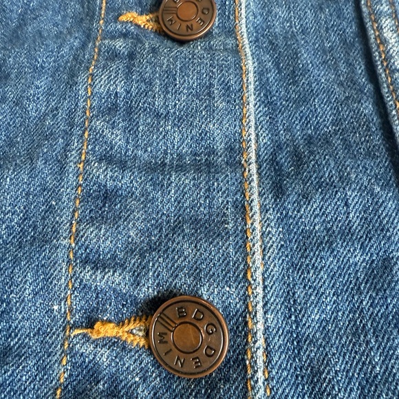 Urban Outfitters BDG Vest UO Women Distressed Denim Sleeveless Jeans Jacket M - Picture 7 of 16